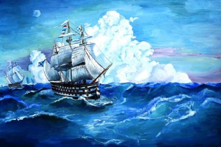 Море рисунок