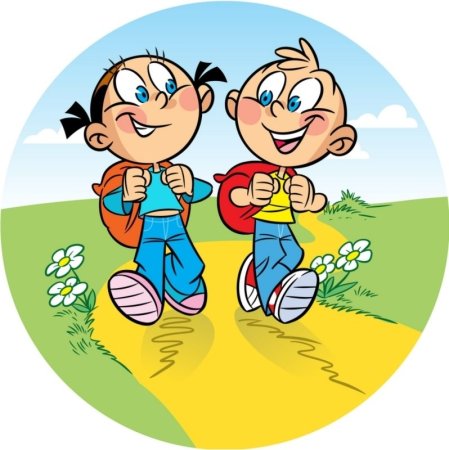 Туристы мультяшные