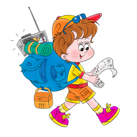 Туризм дети иллюстрации