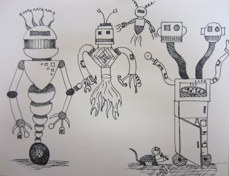 Рисунок на тему робот