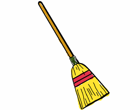 Метла мультяшная