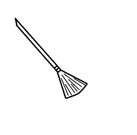 Раскраска веник