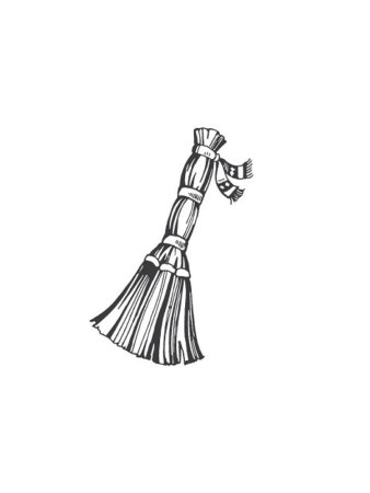 Раскраска веник