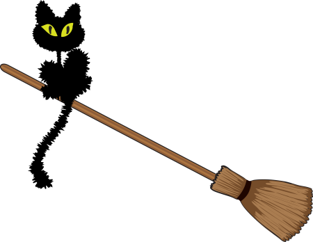 Метла на прозрачном фоне