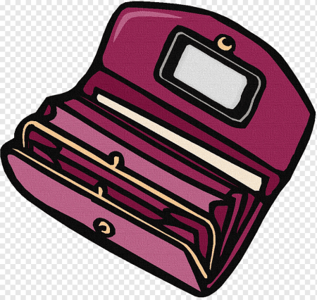 Кошелек рисованный