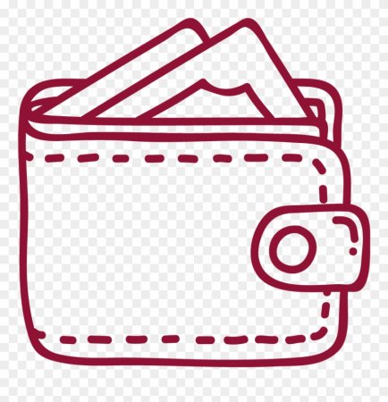 Кошелек нарисованный