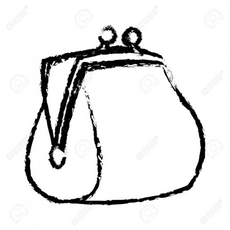 Кошелек карандашом