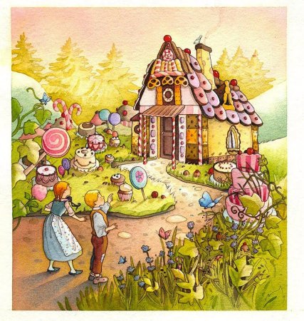 Братья Гримм "Пряничный домик"