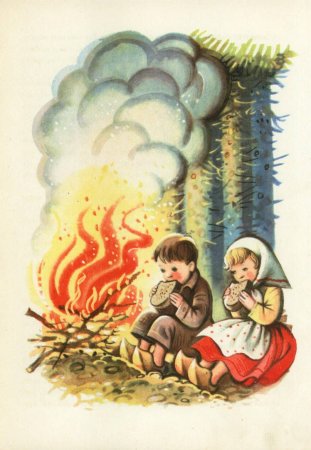 Гензель и Гретель иллюстрации