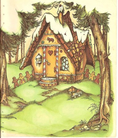 Пряничный домик сказка Шарля Перро