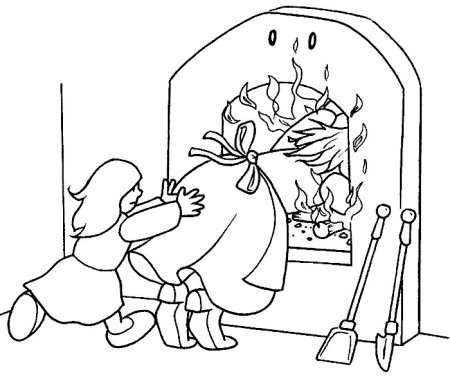 Сказка Гензель и Гретель раскраска