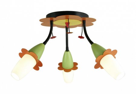 Люстра детская с тремя плафонами