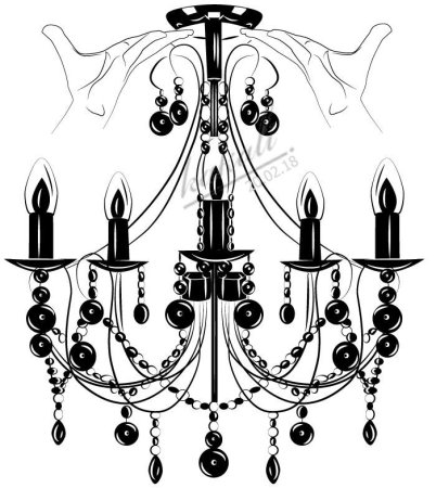 Люстра для рисования