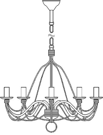 Эскиз люстры