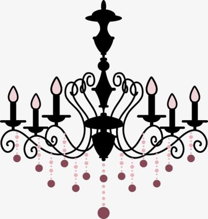 Люстра раскраска для детей