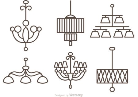 Канделябр трафарет