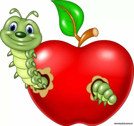 Червячок в яблоке