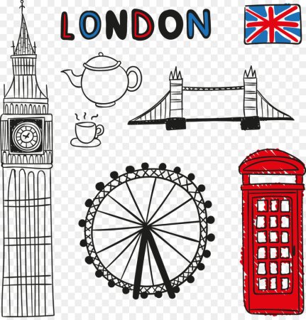 Big Ben London раскраска