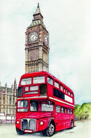 Башня Биг Бен раскраска