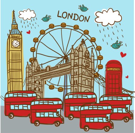 Наклейка "Лондон"