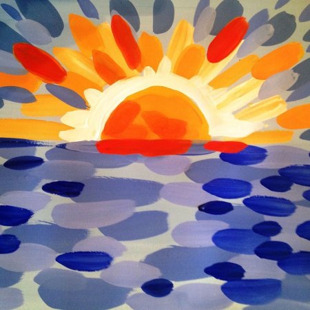 Ритм пятен рисование