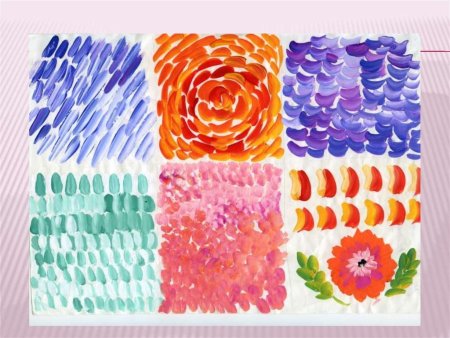 Рисование мазками для детей