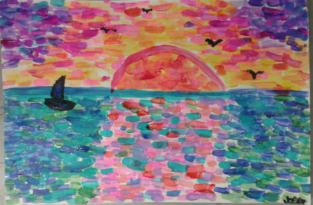 Павлин живопись декоративная