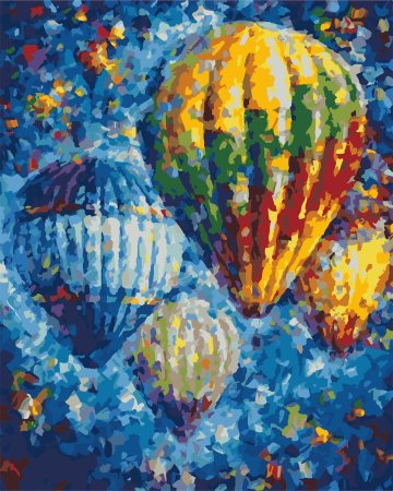 Рисование красками солнце