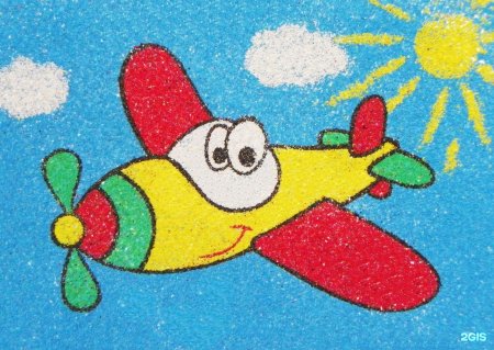 Мастер класс рисование цветным песком для детей