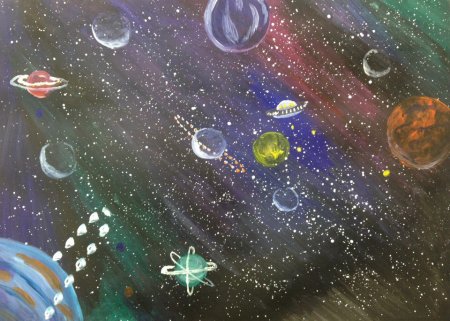 Галактика рисунок