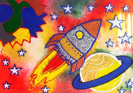 Аппликация Галактика