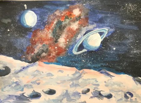 Галактика рисунки 3 тысячи