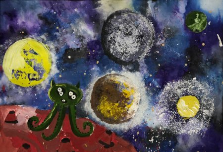 Мы дети Галактики рисунки