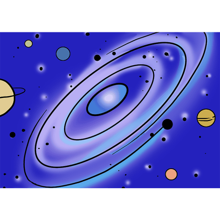 Галактика рисунок