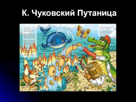 Корней Чуковский прибегали два курчонка