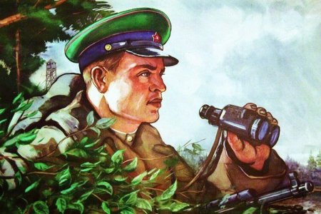 Разведчик рисунок