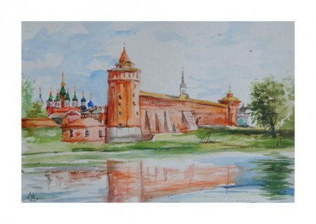 Маринкина башня в Коломне рисунок