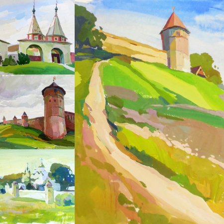 Коломна в детских рисунках