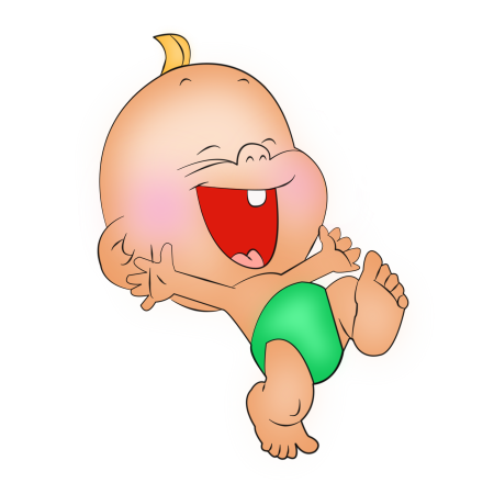 Карапузы на прозрачном фоне