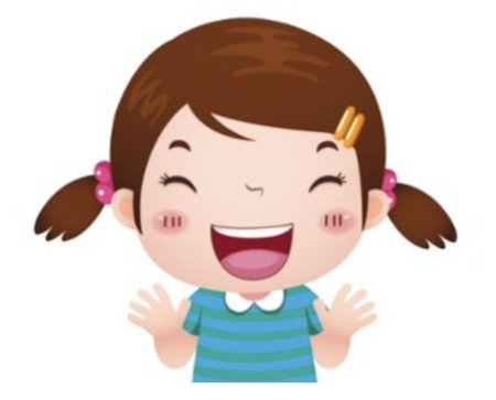 Мультяшные девочки смеются