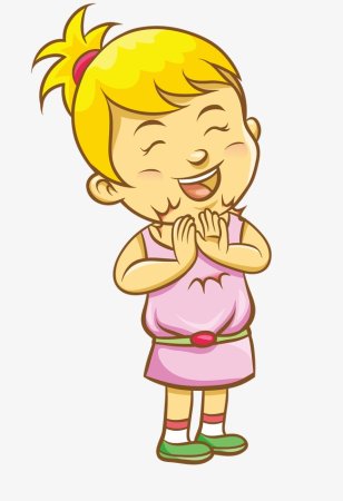 Мультяшка смеется