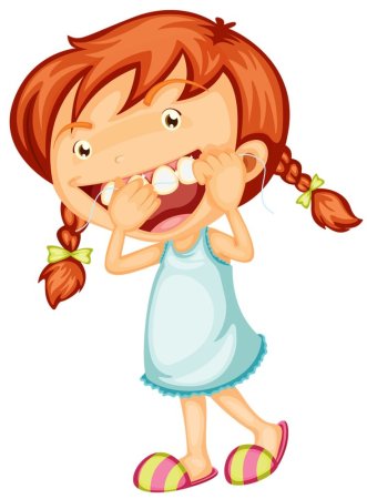 Мультяшка смеется