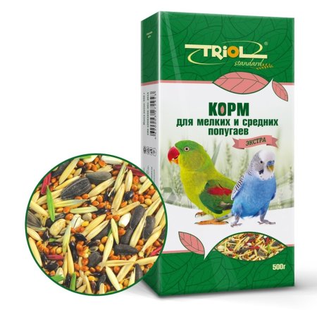 Корм для попугаев волнистых Триол
