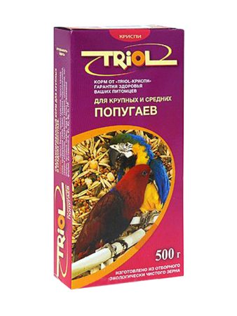 Корм для средних и крупных попугаев