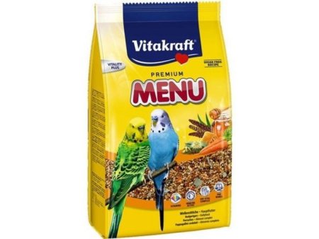 Vitakraft корм menu для волнистых попугаев