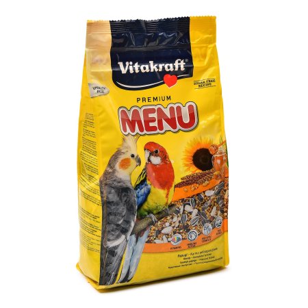 Vitakraft корм menu для средних попугаев