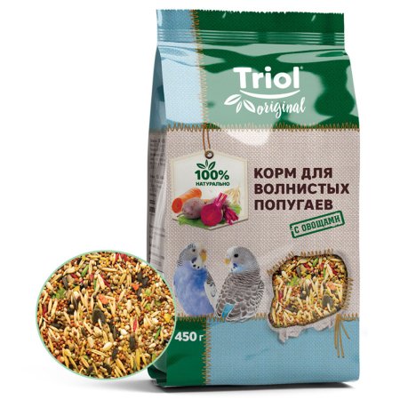 Корм Triol Original просо для птиц 450г, Triol, 10шт