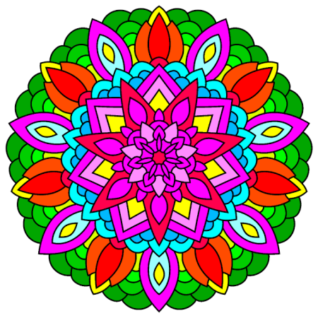 Мандала для раскрашивания