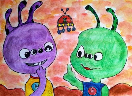 Рисование инопланетяне