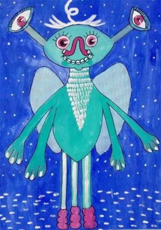 Инопланетянин рисунок